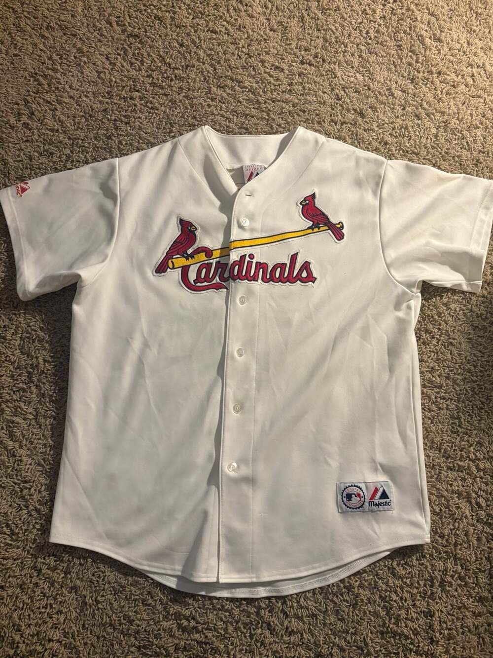 Majestic St. Louis Cardinals Albert Pujols Jersey White 5